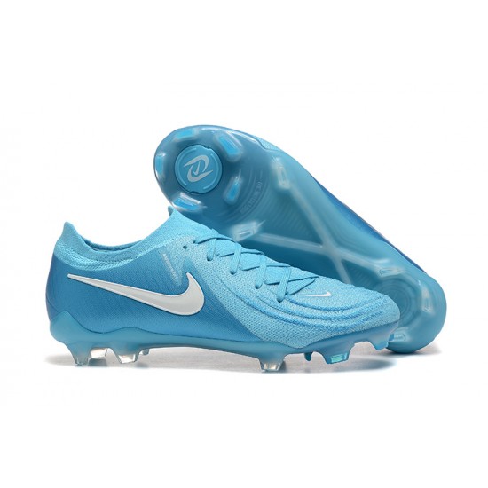 Kopacky Nike Phantom Luna Elite FG Low Modrý Bílý Pánské 