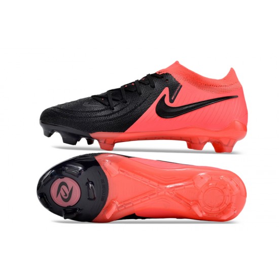 Kopacky Nike Phantom Luna Elite FG Low Nachový Černá Peach Pánské/Dámské 