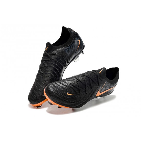 Kopacky Nike Phantom Luna Elite FG Low Černá Oranžovýý Pánské 