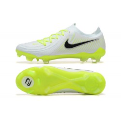 Kopacky Nike Phantom Luna Elite FG Low Bílý Černá Zelená Pánské 