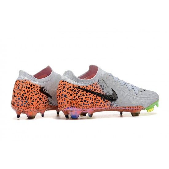 Kopacky Nike Phantom Luna Elite FG Low Bílý Zelená Pánské 