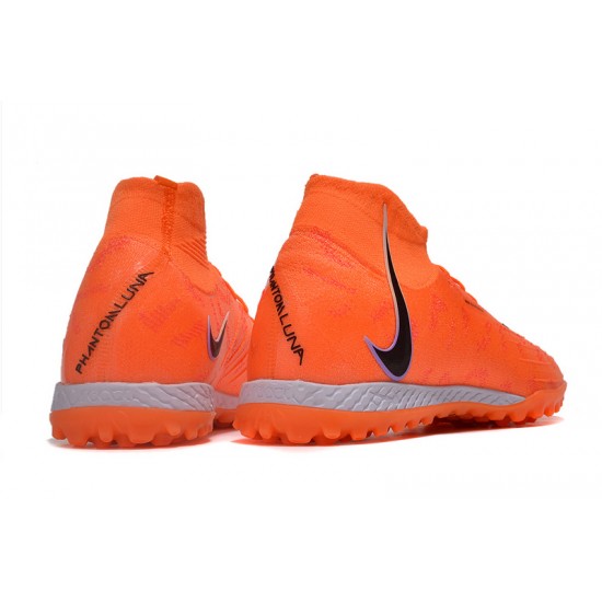 Kopacky Nike Phantom Luna Elite TF High Top Oranžovýý Pánské/Dámské