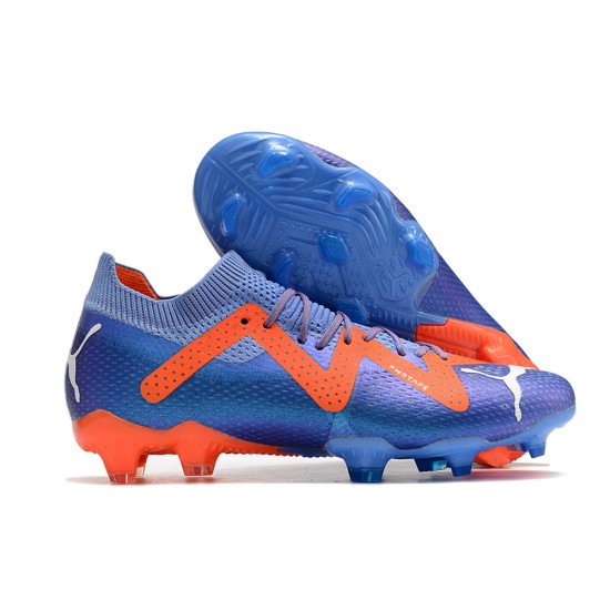 Kopacky Puma Future Ultimate FG Low Modrý Červené For Pánské Dámské