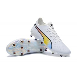 Kopacky Puma King Ultimate Icon MG Low Bílý Multi Pánské 