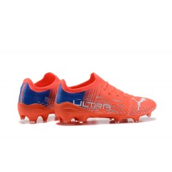 Kopacky Puma Ultra 1 2 FG Oranžovýý Modrý Šedá Low Pánské 