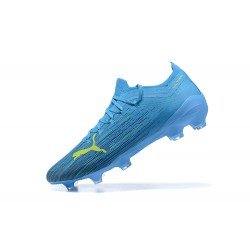 Kopacky Puma Ultra 1 2 FG Žlutý Modrý LightModrý Low Pánské 