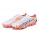 Kopacky Puma Ultra Ultimate FG Low Modrý Bílý Oranžovýý Pánské 