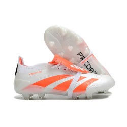 Adidas Predator Accuracy FG Bílá oranžová Pánské Kopačky