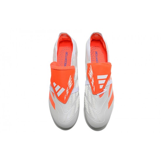 Adidas Predator Accuracy FG Bílá oranžová Pánské Kopačky