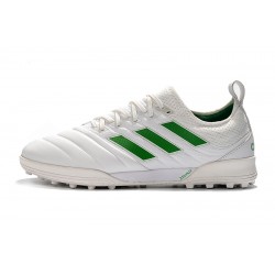 Kopačky Adidas Copa 20.1 TF Bílá Zelená 39-45