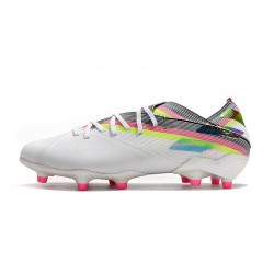 Kopačky Adidas Nemeziz 19.1 FG Bílá Rainbow 39-45