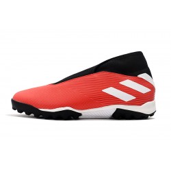 Kopačky Adidas Nemeziz 19.3 Laceless TF Červené Bílá 39-45