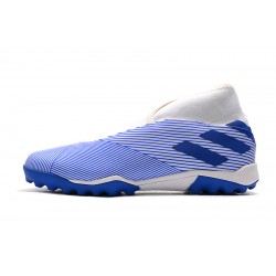 Kopačky Adidas Nemeziz 19.3 Laceless TF Bílá Modrý 39-45