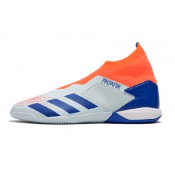 Kopačky Adidas PČervenéator 20.3 Laceless IN Modrý oranžový Bílá 39-45