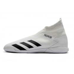 Kopačky Adidas PČervenéator 20.3 Laceless IN Bílá Černá 39-45