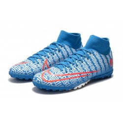 Kopačky Nike Mercurial Superfly VII Academy TF Modrý Bílá Červené 39-45