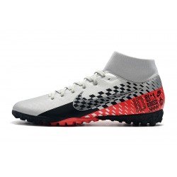 Kopačky Nike Mercurial Superfly VII Academy TF Stříbro Černá Červené 39-45