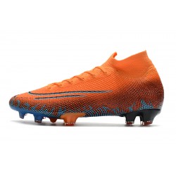 Kopačky Nike Mercurial Superfly 7 Elite FG oranžový Modrý 39-45