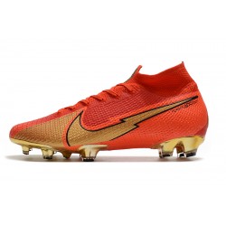 Kopačky Nike Mercurial Superfly 7 Elite FG Červené Zlato 39-45