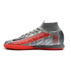 Kopačky Nike Mercurial Superfly 7 Elite MDS IC Stříbro Červené 39-45