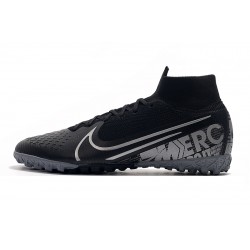 Kopačky Nike Mercurial Superfly 7 Elite MDS TF Černá Stříbro 39-45