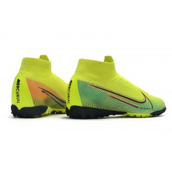 Kopačky Nike Mercurial Superfly 7 Elite MDS TF Zelená oranžový Modrý 39-45