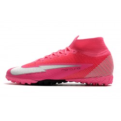 Kopačky Nike Mercurial Superfly 7 Elite MDS TF Růžový Bílá 39-45