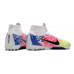 Kopačky Nike Mercurial Superfly 7 Elite MDS TF Bílá Rainbow Černá 39-45