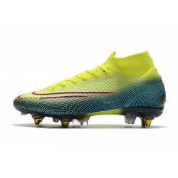 Kopačky Nike Mercurial Superfly 7 Elite SG-PRO AC Zelená Modrý oranžový 39-45