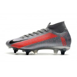 Kopačky Nike Mercurial Superfly 7 Elite SG-PRO AC Stříbro Červené 39-45