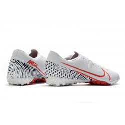 Kopačky Nike Mercurial Vapor 13 Academy TF Bílá Červené Černá 39-45