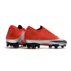 Kopačky Nike Mercurial Vapor 13 Elite FG Červené Stříbro Nachový 39-45