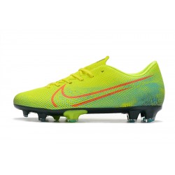 Kopačky Nike Mercurial Vapor XIII FG Zelená Modrý oranžový 39-45