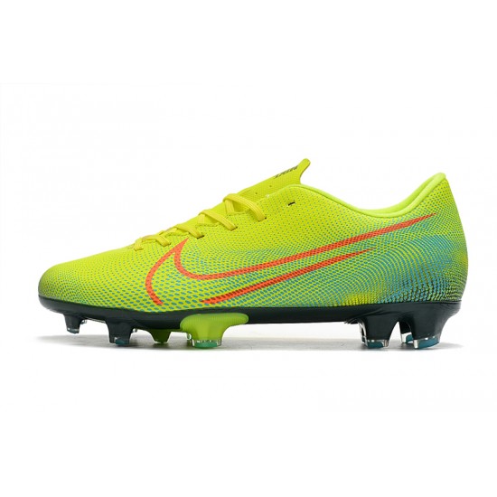 Kopačky Nike Mercurial Vapor XIII FG Zelená Modrý oranžový 39-45