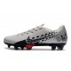 Kopačky Nike Mercurial Vapor XIII FG Stříbro Černá 39-45