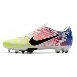 Kopačky Nike Mercurial Vapor XIII FG Bílá Rainbow Černá 39-45