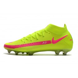 Kopačky Nike Phantom GT Elite Dynamic Fit FG Zelená Růžový 39-45