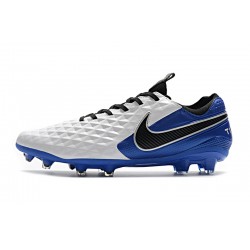 Kopačky Nike Tiempo Legend 8 Elite FG Bílá Modrý Černá 39-45