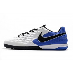 Kopačky Nike Tiempo Lunar Legend VIII Pro IC Bílá Modrý Černá 39-45