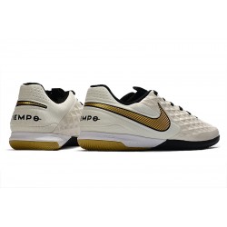 Kopačky Nike Tiempo Lunar Legend VIII Pro IC Bílá Zlato 39-45