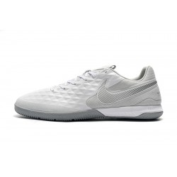 Kopačky Nike Tiempo Lunar Legend VIII Pro IC Bílá Šedá 39-45