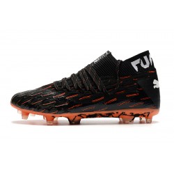 Kopačky Puma Future 5.1 Netfit FG Černá oranžový 39-45